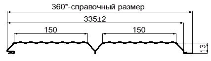 Фото: Сайдинг Lбрус-XL-В-14х335 NormanMP (ПЭ-01-1015-0.5) в Белоозерском