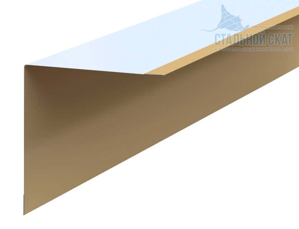 Планка угла внутреннего 75х75х3000 NormanMP (ПЭ-01-1014-0.5) в Белоозерском