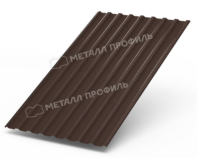 Фото: Профнастил МП20 х 1100 - R (Steelmatt-20-8017-0.4±0.08мм) в Белоозерском