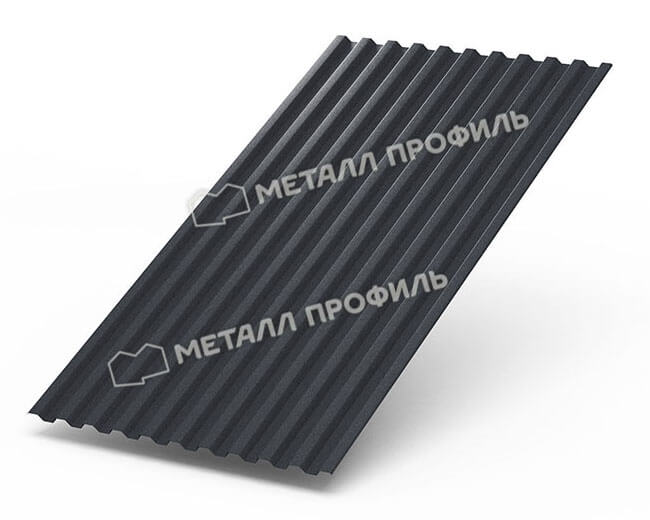 Фото: Профнастил С21 х 1000 - B (Steelmatt-20-7024-0.4±0.08мм) в Белоозерском