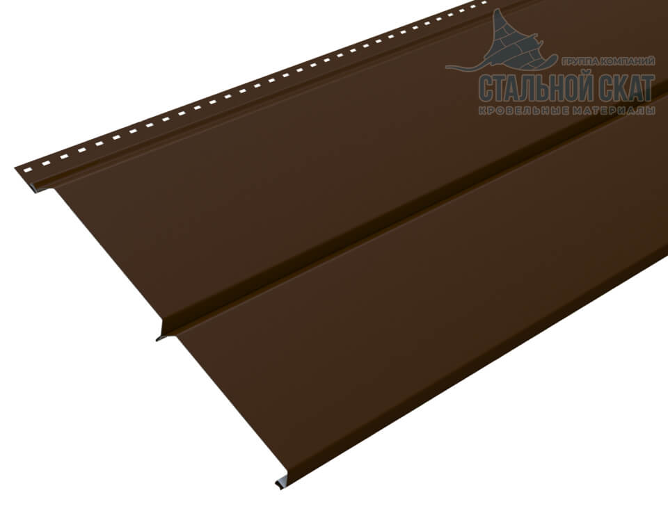 Сайдинг Lбрус-XL-14х335 (VALORI-20-Brown-0.5) в Белоозерском