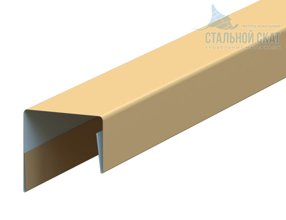 Планка П-образная 23х22х2000 NormanMP (ПЭ-01-1015-0.5) в Белоозерском