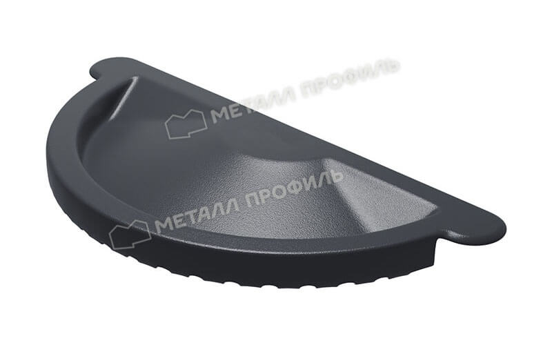 Заглушка желоба D125 Foramina Freeze (FRZ_D-01-GreyGrey-0.6) в Белоозерском