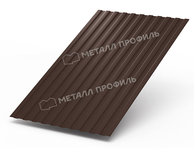 Фото: Профнастил С8 х 1150 - B (Steelmatt-20-8017-0.4±0.08мм) в Белоозерском