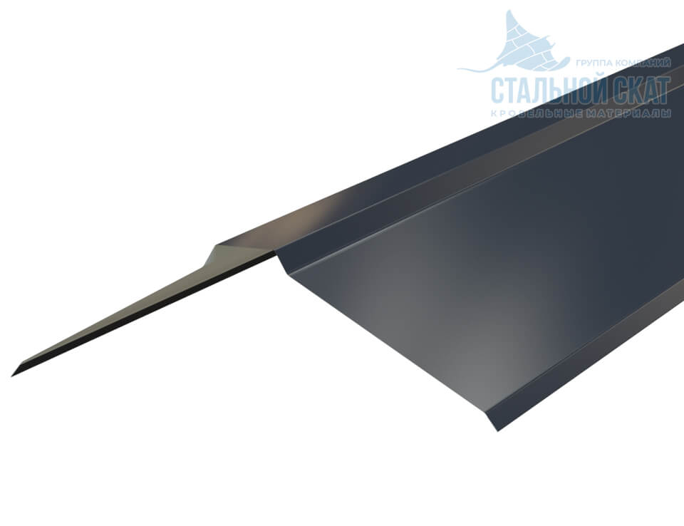 Планка конька плоского 150х150х2000 (VikingMP E-20-7024-0.5)