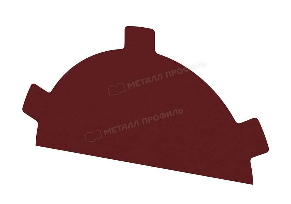 Заглушка конька круглого простая NormanMP (ПЭ-01-3011-0.5)